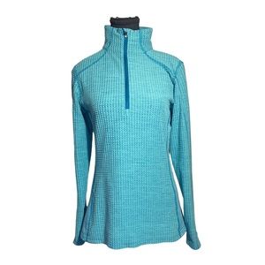 Columbia Women's Aqua Blue Quarter-Zip Performance Pullover